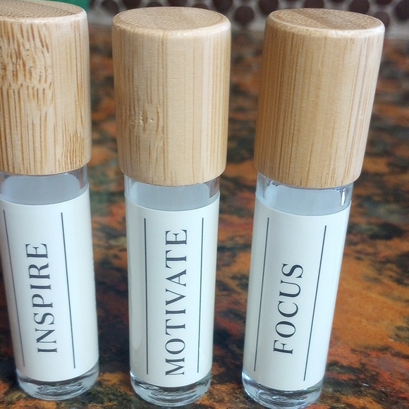Young Living Essential Oil Roll-Ons with Bamboo Caps - Picture 2 of 7